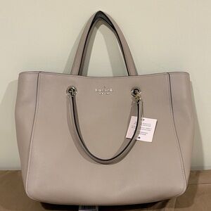 Kate Spade Taupe Leather Tote